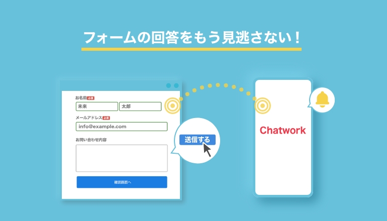 【簡単設定】フォームの回答をChatworkに通知するようにしてみた！